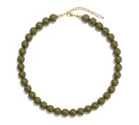 Collar de cuentas coloridas para mujer, gargantilla de cuentas redondas de acrílico de color sólido grueso, collar de declaración beige neutro, estética vintage de los años 80 y 90, cuentas ligeras