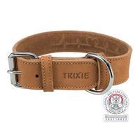 Collar de cuero rústico Heartbeat 47-55 cm/40 mm marrón