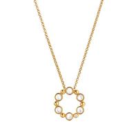 Collar De Dama Hot Diamonds De Plata Baño De Oro HD X JJ Calm DP905