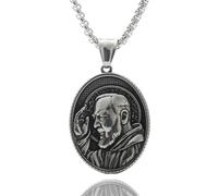 Collar De De Acero Inoxidable Para Hombres Con Colgante Religioso Único Diseñando Joyas Colgante Estilo Punk