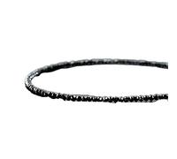 Collar de diamantes en bruto multicolor liso redondo de calidad AAA para mujeres y niñas, sin cortar, 45 cm, collar de diamantes en bruto para regalo, Piedra, Diamante