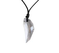 Collar De Diente De Lobo Para Hombre, Colgante De Piedra Natural De Cristal, Joyería Para Mujer, Moda,estilo 2
