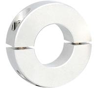 Collar de eje con abrazadera de doble división, Tipo partido tamaños múltiples del posicionador anillo de retención eje la aleación aluminio(6x20x8)