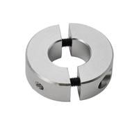 Collar de Eje Doble Dividido Anillos de tope del cuello del eje 2 piezas Tipo de abrazadera Doble división Aleación de aluminio Tornillos M4-M6 13-25 mm(13mm)