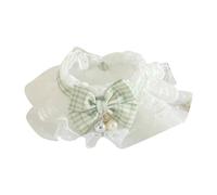 Collar de Encaje para Gatos con Lazo y Campana, Collar de Encaje para Mascotas para Gatos y Perros pequeños, Bonito y a la Moda, con Campana Que Suena para Uso Diario y Fiestas de (Metro)