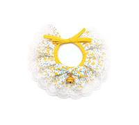 Collar de encaje para mascotas, collar de encaje para mascotas, collar de perro encantador, collares decorativos para perros pequeños, babero para babeo, fundas bíblicas para niñas