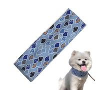Collar de enfriamiento para perros, pañuelo enfriando para perros - Lindo patrón reláquelo enfriando bandanas de mascotas | Enfriador de cuello para días calientes, bufandas de disipación de calor par