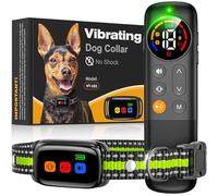 Collar de entrenamiento para perros con control remoto, collar antiladridos para perros pequeños, medianos y grandes, de 10 a 120 libras, impermeable, bloqueo seguro, 2000 pies, collar indoloro y