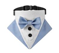 Collar de esmoquin para perro, collar de esmoquin ajustable con pajarita y diseños de corbata para el cuello para perros pequeños, medianos y grandes