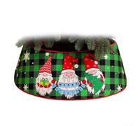 Collar de falda de árbol de Navidad no tejido hecho para ocultar las bases del árbol mientras apoya un ambiente festivo y acogedor para vacaciones (estilo navideño 2)