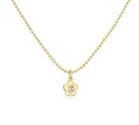 Collar de flores coloridas, joyería de moda para mujeres y niñas, hermoso collar versátil que se puede llevar apilable, adjustable, Zirconia cúbica