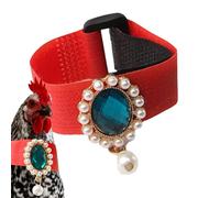 Collar de Gallo - Cinturón de Cuello Ajustable antirruido, arnés para Evitar gritos, gallinero sin Correa de, Dispositivo de Entrenamiento Nocturno para Granja, Patio Trasero, Zona residencial