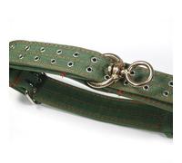 Collar de ganado ajustable resistente con cuatro capas de lona suave y hebillas de metal para un control fiable del ganado (collar de oveja grande)