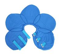 Collar de gato de cono de esponja forro cómodo collar plegable para mascotas Elizabeth Collar para perros (M)