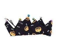 Collar de Gato de Halloween con Campanas Lindo Patrón de Calabaza Ajustable, Corbata de Poliéster Premium para Gatos Perros Pequeños, Accesorios Festivos para Disfraces de Mascotas
