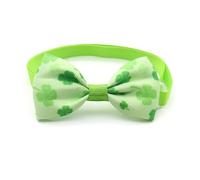 Collar de gatos para mascotas, traje para perro, decoración de joyería para el día de San Patricio