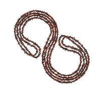 Collar de granate rojo sin cortar de 100 pulgadas, collar de cuentas de pepitas, piedra preciosa, granate, Gema, Granate