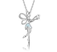 Collar de hada de dientes para niñas con alas de hada, collar de piedra natal para niñas pequeñas, regalo de cumpleaños, dentista, higienista dental, asistente, joyería de hada de dientes, dije médico