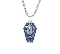 Collar de hombre, collar de hombre Dios egipcio de la muerte collar de Anubis Regalo de fiesta de joyería vintage