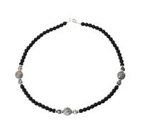 Collar de hombre para mujer, collar único de piedra natural para hombre, gargantilla corta de 19 pulgadas, regalo perfecto para novio, collar de la suerte