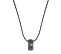Collar De Hombre Police Burnout De Acero Inoxidable Y Cuero PJ.22762RSE/02-63