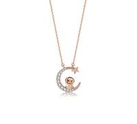 Collar De Horóscopo Del Zodíaco De Plata De Ley S925, Collar De Signos Del Zodiaco Con Estrella Y Luna, Cadena De Constelación, Gargantilla De Moda, Collar Delicado, Joyería De Regalo for Ellas, Parej