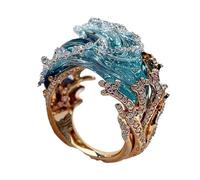 Collar De Juramento Del Océano, Collar De Juramento Del Océano Para Mujeres - Joyería Temática De Verano,Colgante Océano Océano, Joyas Inspiradoras Elegantes Para Mujeres -Guardistas, Esposa, M, Se