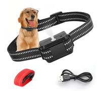 Collar de ladridos de perro, collar de entrenamiento para perros, dispositivo de seguridad sin golpes, con 2 niveles de sensibilidad de pulverización ajustables para perros S/M/L, no incluye recambio