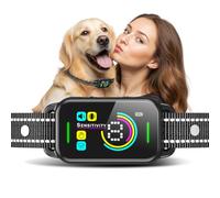 Collar de ladridos de perro para perros grandes, medianos y pequeños, Smart AI 1S para detener los ladridos, dispositivo antiladridos y collar de entrenamiento para perros con pitido, vibración y