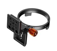 Collar de lente de cámara seguro y estable soporte adaptador de trípode para lente de montaje DSLR con almohadilla de goma resistente a los arañazos cuello de lente giratorio