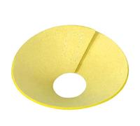 Collar de loro, 10 x 10 x 1 cm, antimordeduras y picoteos, protección suave contra lesiones con diseño de peonía de piel de tigre, protección para recuperación de loros