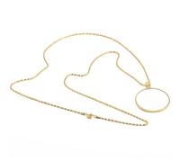 Collar de Lupa | 5X Bolsillo portátil Vista Elegante para una fácil Lectura Libros, periódicos y Accesorios lectores