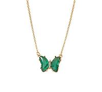 Collar de mariposa con personalidad, diseño simple y delicado, adecuado para todas las ocasiones pentagrama, Aleación, Sin gemas