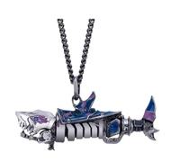 Collar de metal neutro arcano, colgante de hueso de pez, collar de rosa arcana para hombres y mujeres, proporcionando a los fanáticos una variedad de opciones de diseño, día de San Valentín, fiestas