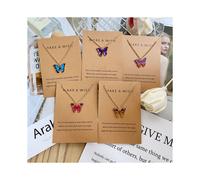 Collar de moda simple y creativo, nuevo, 2024, con temperamento bonito para damas, joyería retro multicolor