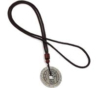 Collar de monedas de Feng Shui, collar chino de monedas de la suerte, collar de Feng Shui para riqueza, buena suerte, collar con colgante de Feng Shui, mejora la suerte y la fortuna familiar, Plata