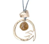 Collar de mujer con colgante de corazón y cadena de ancla, joyería popular, cadena de suéter, collar largo de resina para mujer