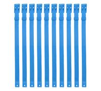 Collar de Oveja de 23 Pulgadas, Collar de Ganado para Marcar el Estado de Salud, Material de PU, Aislamiento de Grupo de Collar de Cabra, 10 Uds. (Blue)