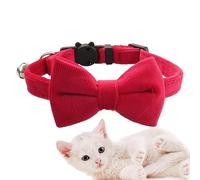 Collar de pajarita para perros, collar para mascotas no irritante para perros y gatos, suministros para mascotas para actividades al aire libre para fotografía, boda, hogar, caminar, viajar Zorq