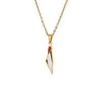 Collar de Palestina con colgante de acero inoxidable para mujeres y hombres, diseño de mapa del país, accesorios diarios, Chapado en oro, No es una piedra preciosa