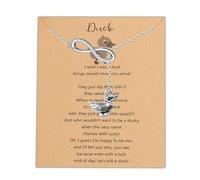 Collar de pato de la suerte, joyería de amante de pato, amante, amante, amante, amistad, buena suerte, regalo de despedida, Metal, Na desconocido