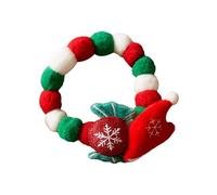 Collar de peluche para gatos, collar de gato de Navidad | Collar para mascotas de peluche suave | Accesorios para disfraz de Navidad para mascotas, sombrero de caramelo, co