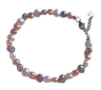 Collar De Perlas, Collar De Perlas Barrocas De Agua Dulce Natural, Accesorios De Color Caramelo De Dopamina De Plata S925, Accesorios De Cadena De Cuello, Regalos De CumpleañOs, San ValentíN