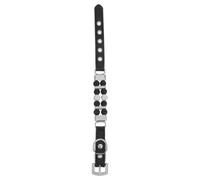 Collar de Perlas para Perros Cristales, Cuero Ajustable Negro | Brillo de Lujo para Ocasiones Obsequios, Acabado Elegante y Chic, Adecuado para Perritas Pequeñas y Gatos