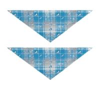 Collar de perro a cuadros de patinaje sobre hielo, resistente al desgaste y paquete de 2 para disfraces de festivales, mascotas que quieren vestirse de 20 x 7 3 pulgadas