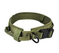 Collar De Perro Ajustable Táctico Militar Mascotas Collares De Perro Control De Correa Manija De Entrenamiento Mascota Gato Collar De Perro Para Perros Pequeños Y Grandes-Verde Militar,M