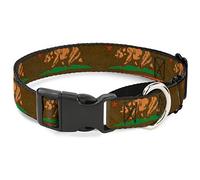 Collar de Perro Buckle-Down Cali Yellowith Orange Martingale
