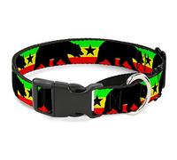 Collar de Perro Buckle-Down Cali Yellowith Orange Martingale