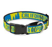 Collar de Perro Buckle-Down Cali Yellowith Orange Martingale