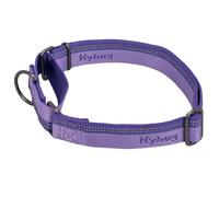 Collar de Perro de martingala Reflectante Hyhug Pets con Nailon de Tejido Jacquard Agradable para Perros de Uso Diario. (Grande L, Ultra Violeta)